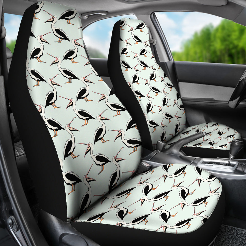 Pelican Pattern Print Design 02 Universal Fit Car Seat Covers
