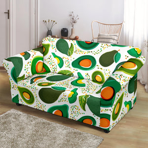 Avocado Design Pattern Loveseat Couch Slipcover