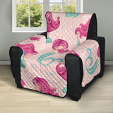 Cute little mermaid pattern Recliner Cover Protector
