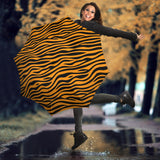 Bengal Tigers Skin Print Pattern Background Umbrella