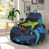 Colorful Shark Bean Bag Cover
