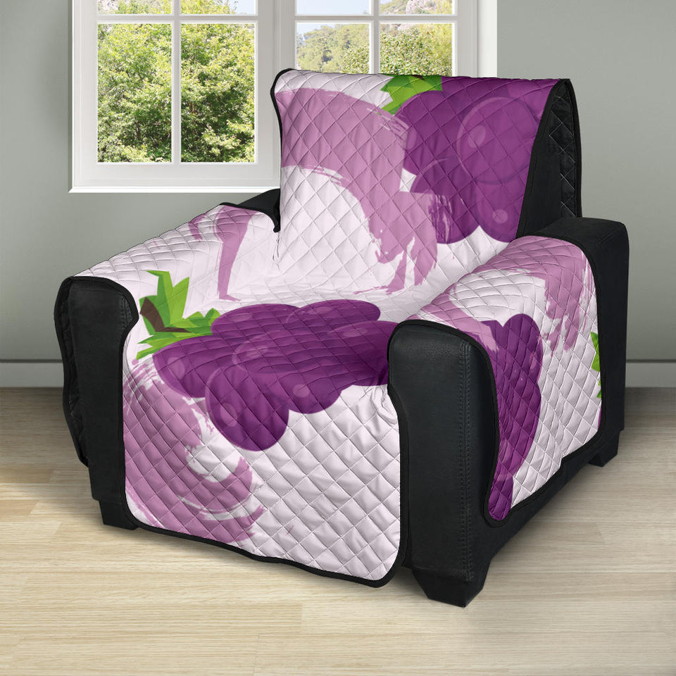 Cute Grape pattern Recliner Cover Protector