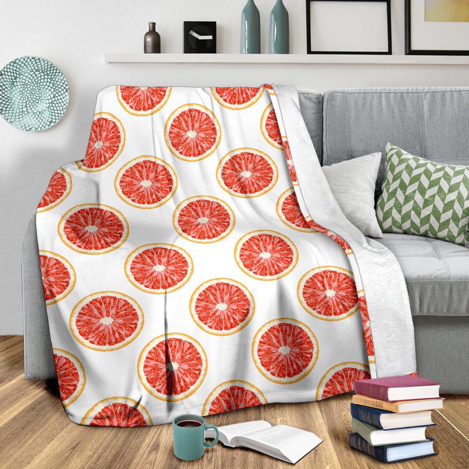 Grapefruit Pattern Premium Blanket