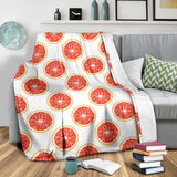 Grapefruit Pattern Premium Blanket