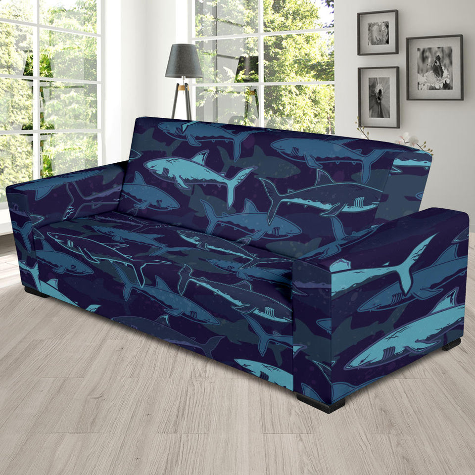 Shark Pattern Sofa Slipcover