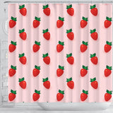 Strawberry Beautiful Pattern Shower Curtain Fulfilled In US