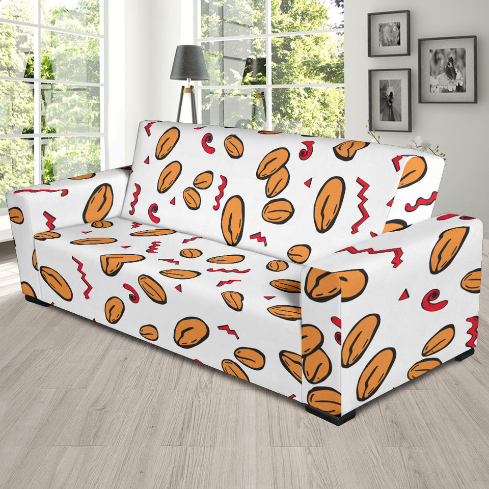 Peanuts Pattern Background Sofa Slipcover