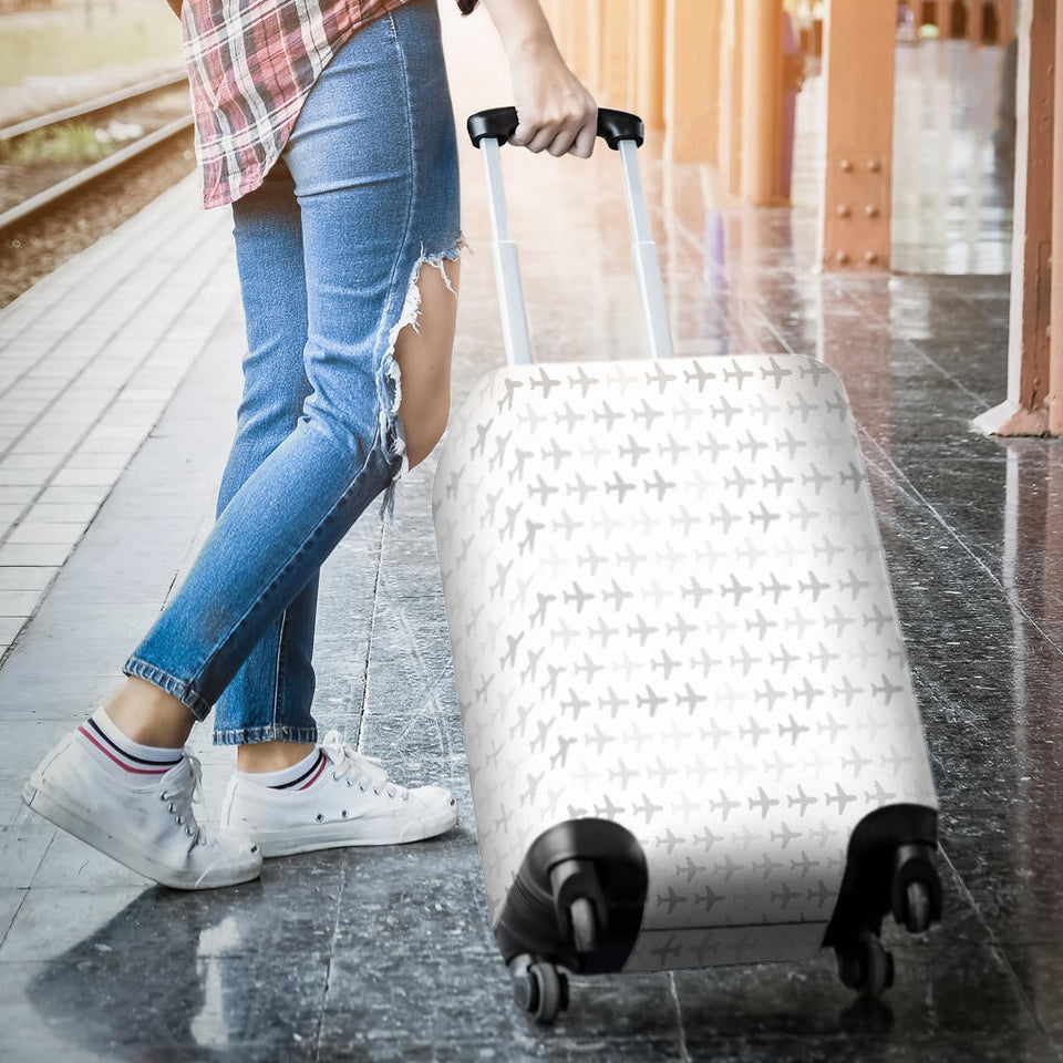 Airplane Print Pattern Luggage Covers