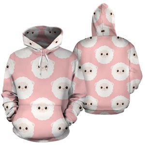 Cute Sheep Pattern Men Women Pullover Hoodie