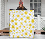 Sun Pattern Premium Quilt