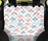 Cute Rainbow Clound Pattern Dog Car Seat Covers