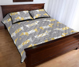 Cute dachshund dog pattern Quilt Bed Set