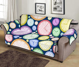 Colorful clock background Sofa Cover Protector