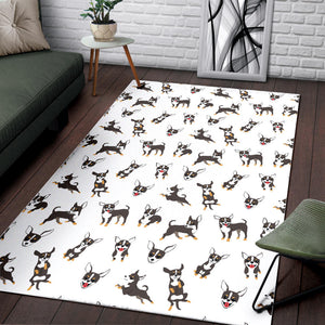 Chihuahua Dog Pattern Area Rug