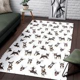 Chihuahua Dog Pattern Area Rug
