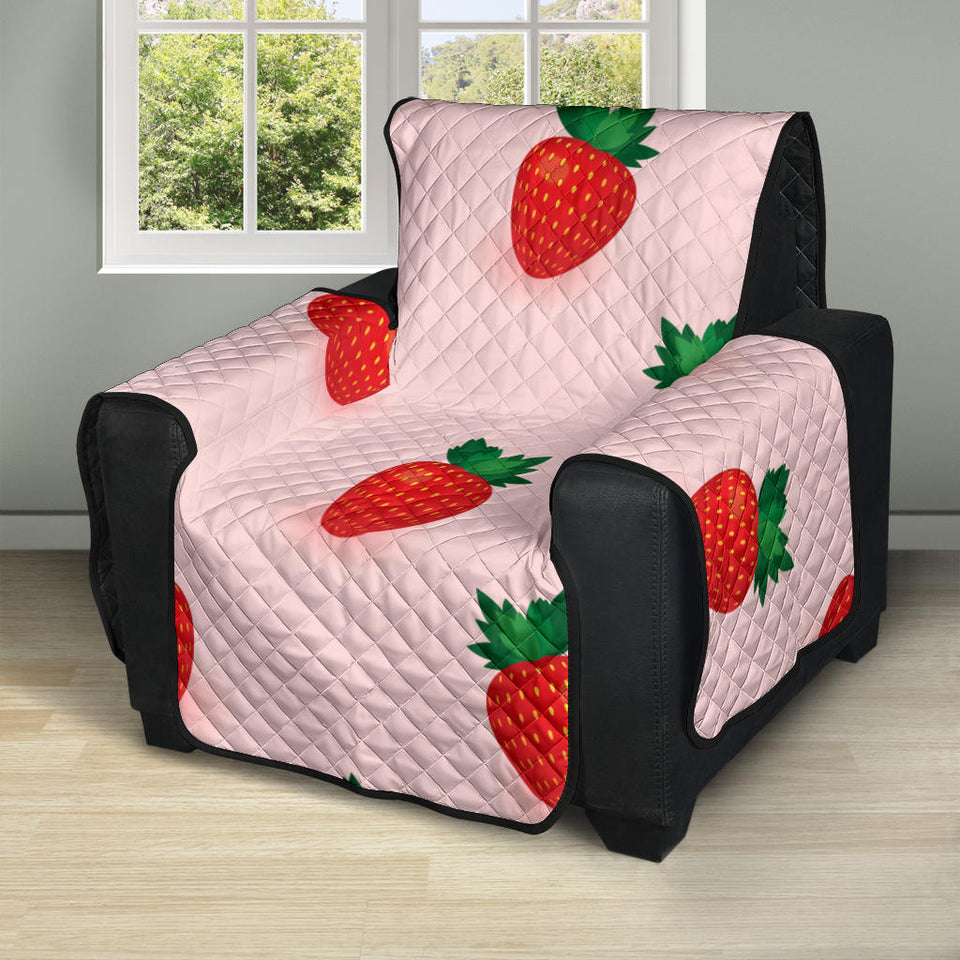 Strawberry beautiful pattern Recliner Cover Protector