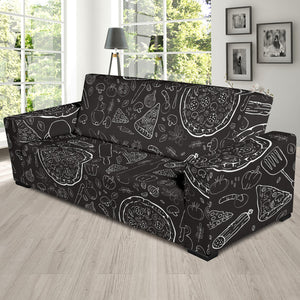Pizza Pattern  Sofa Slipcover