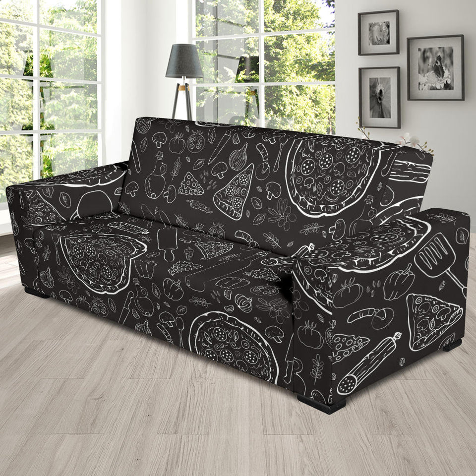 Pizza Pattern  Sofa Slipcover
