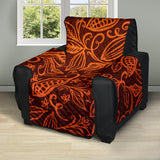 cocoa beans tribal polynesian pattern Recliner Cover Protector