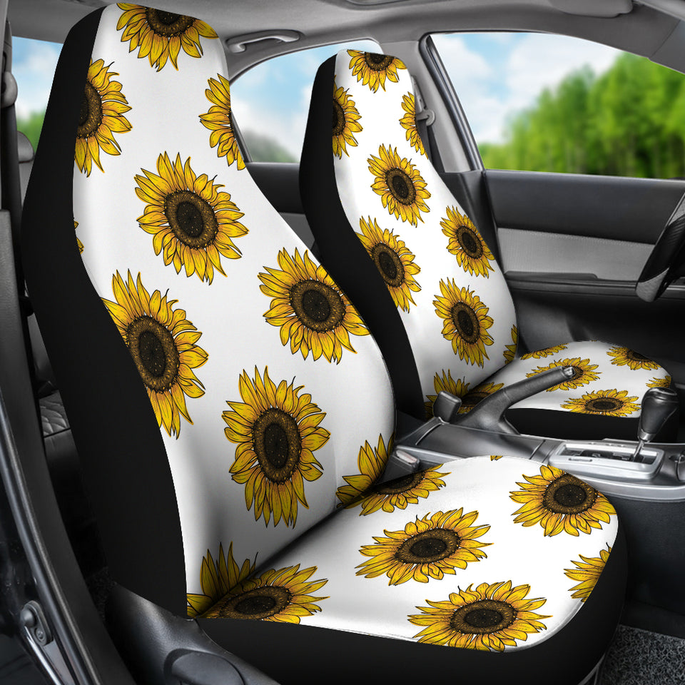 Sunflowers Design Pattern  Universal Fit Car Seat Covers