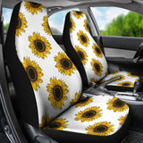 Sunflowers Design Pattern  Universal Fit Car Seat Covers