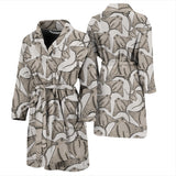 Stingray Pattern Print Design 05 Men's Bathrobe