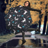 Unicorn Rainbows Moon Clound Star Pattern Umbrella