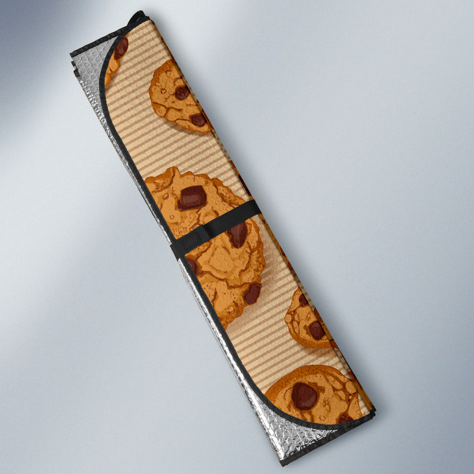 Cookie Pattern Car Sun Shade