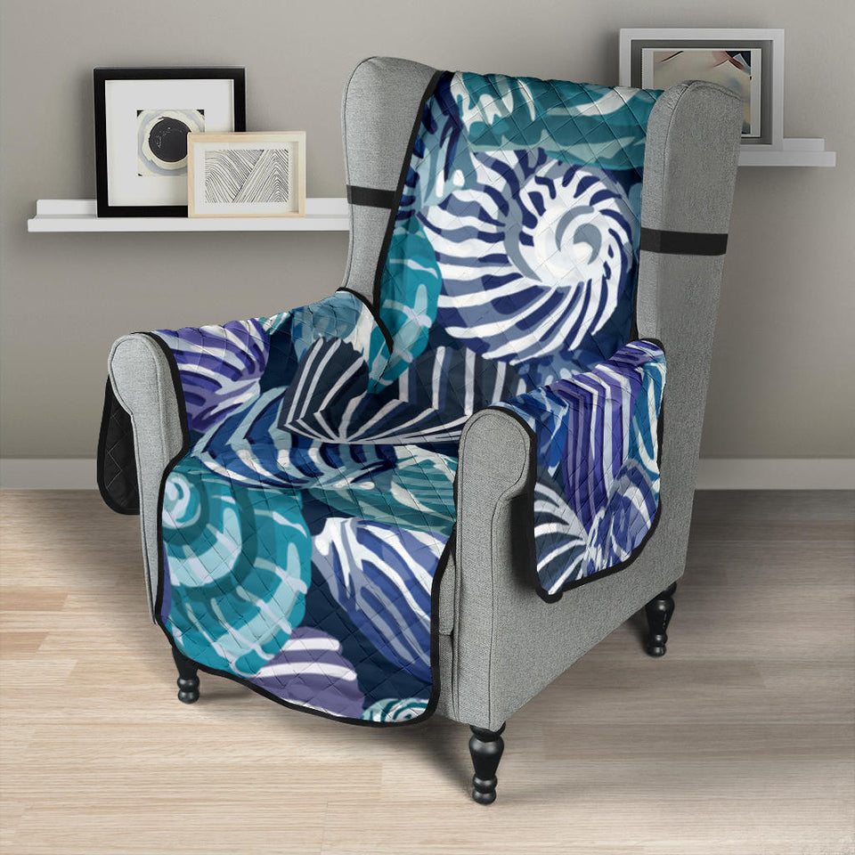 Shell design pattern Chair Cover Protector