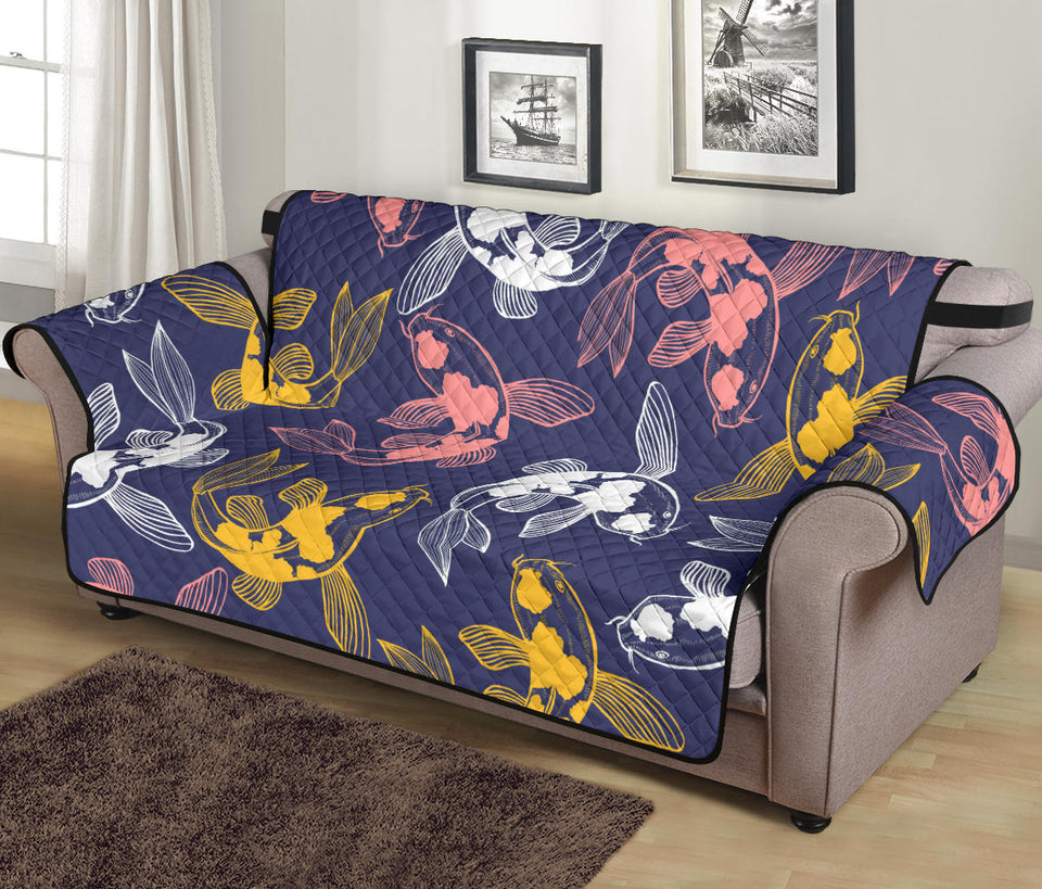 Koi Fish Carp Fish pattern Sofa Cover Protector