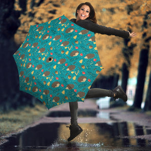 Hedgehog Pattern Print Design 01 Umbrella