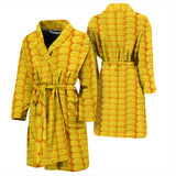 Corn Pattern Print Design 04 Men's Bathrobe