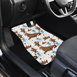 Sea Lion Seals Jellyfish Pattern Front And Back Car Mats