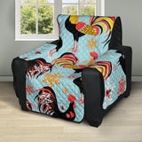 Rooster chicken cock snowfalke Recliner Cover Protector