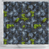 Blueberry Pattern Shower Curtain Fulfilled In US