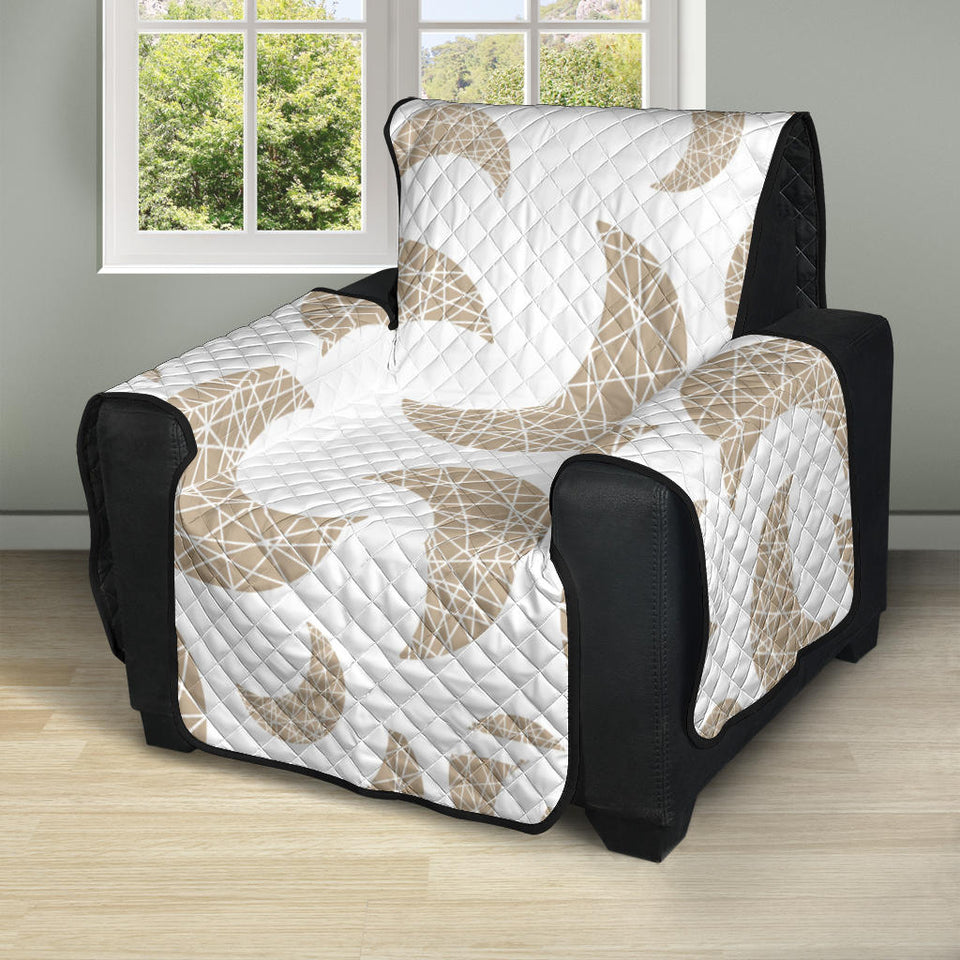 Cool gold moon abstract pattern Recliner Cover Protector