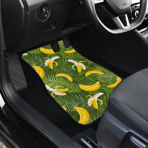 Banana Palm Leaves Pattern  Front Car Mats