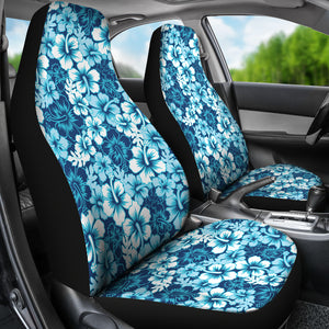 Hibiscus Pattern Print Design 03 Universal Fit Car Seat Covers