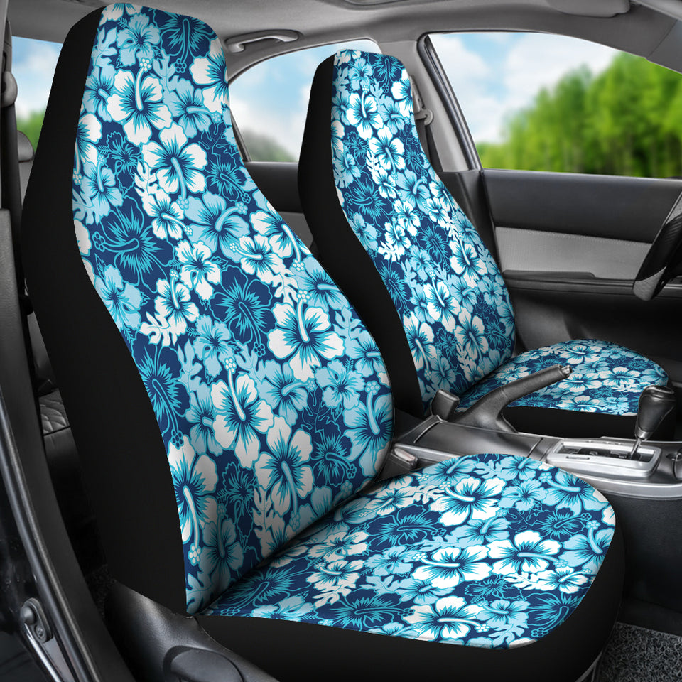 Hibiscus Pattern Print Design 03 Universal Fit Car Seat Covers