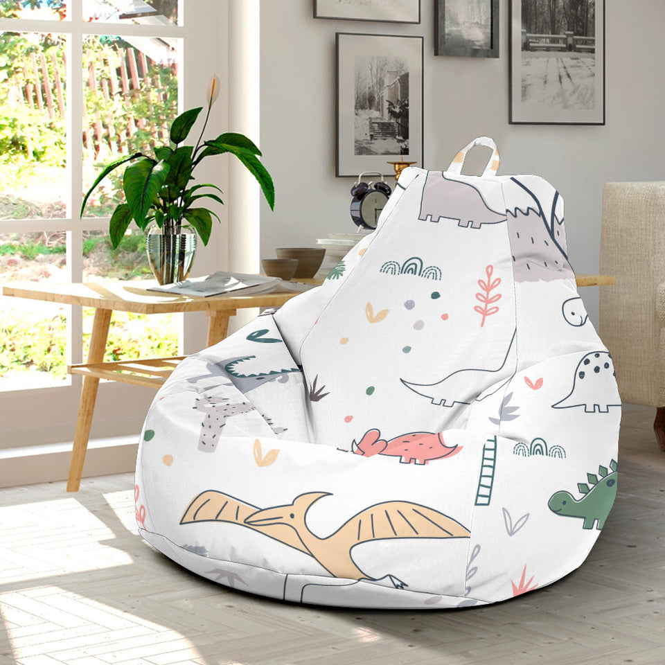 Cute Cartoon Dinosaurs Tree Pattern Bean Bag Cover