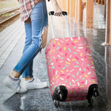 Pink Donut Glaze Candy Pattern Luggage Covers