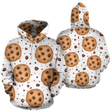 Chocolate Chip Cookie Pattern Men Women Pullover Hoodie