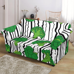 Cool Broccoli Pattern Loveseat Couch Slipcover