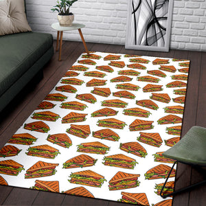 Sandwich Pattern Print Design 02 Area Rug