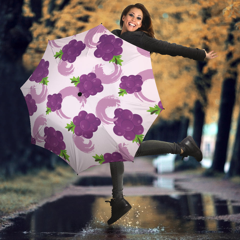 Cute Grape Pattern Umbrella
