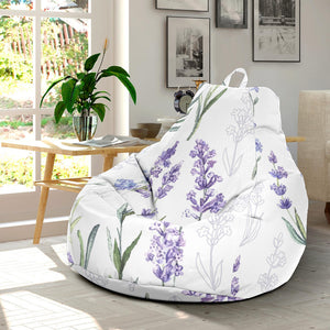 Hand Painting Watercolor Lavender Bean Bag Cover