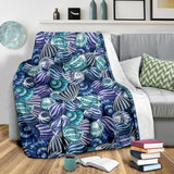 Shell Design Pattern Premium Blanket