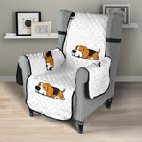 Cute beagle dog sleeping pattern Chair Cover Protector