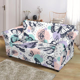 Butterfly Pattern Loveseat Couch Slipcover
