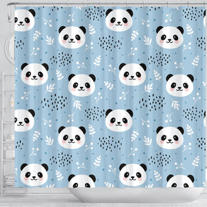 Cute Panda Pattern Shower Curtain Fulfilled In US